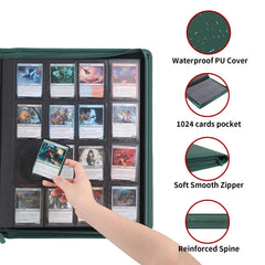 Snekdy binder side-loading pages for easy card access
