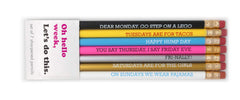 SNIFTY Oh Hello Week pencils color arrangement ideal for color-coding tasks