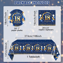 SNIMICS navy blue napkins with gold accents for quick cleanup and elegant tables