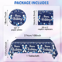 Snimics navy blue napkins add elegant touch and easy cleanup