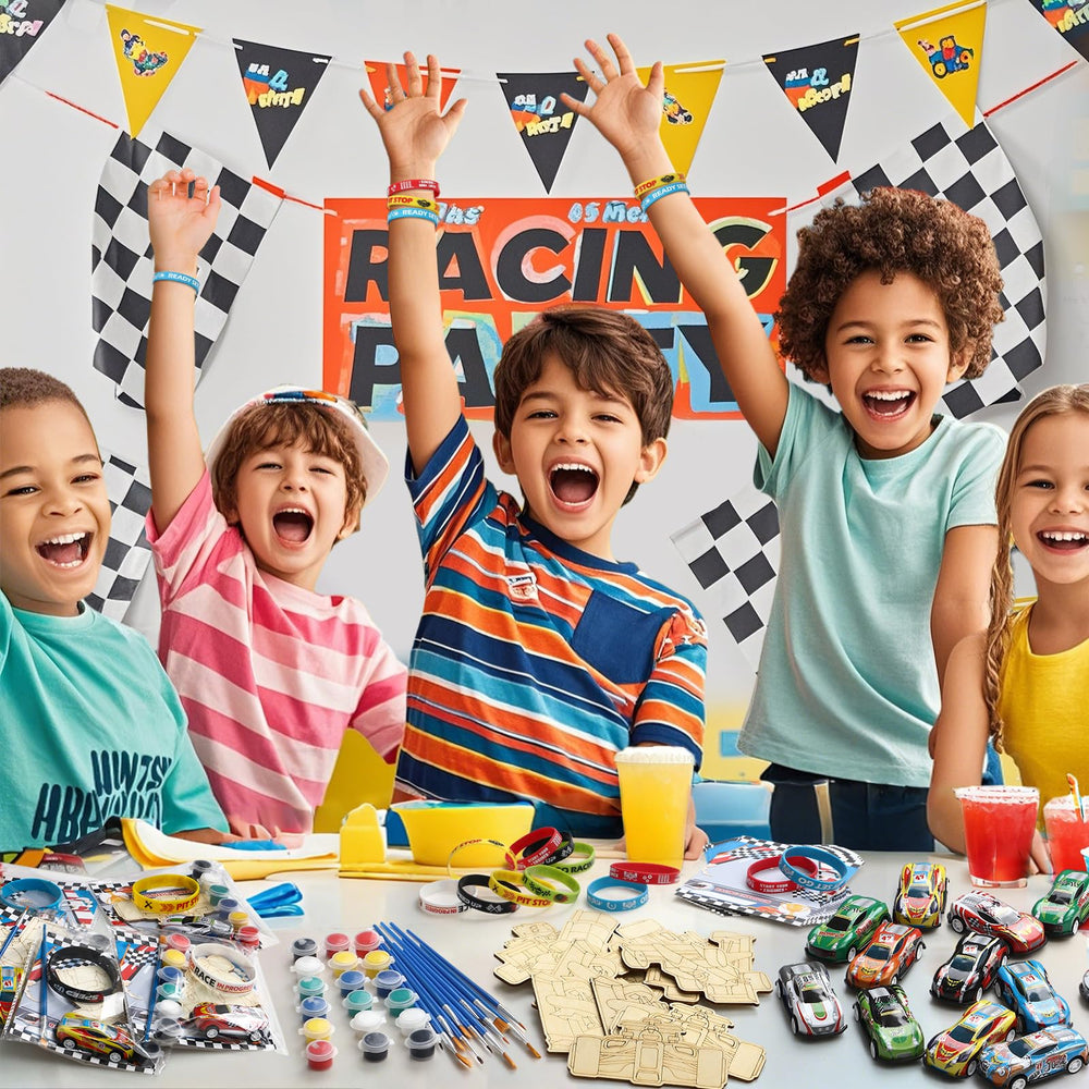 SNLN classroom rewards and party prizes with racing theme.