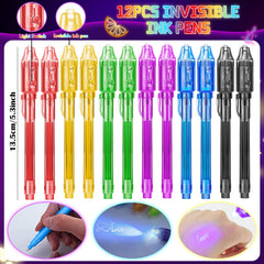 SNLN invisible ink pens in six colors for secret notes