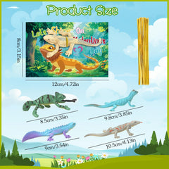 SNMEIKUN lizard display promotes classroom fun and social sharing