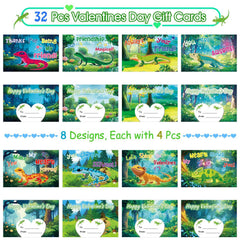 SNMEIKUN Valentine’s card set highlighting lizard toys for kids exchanges