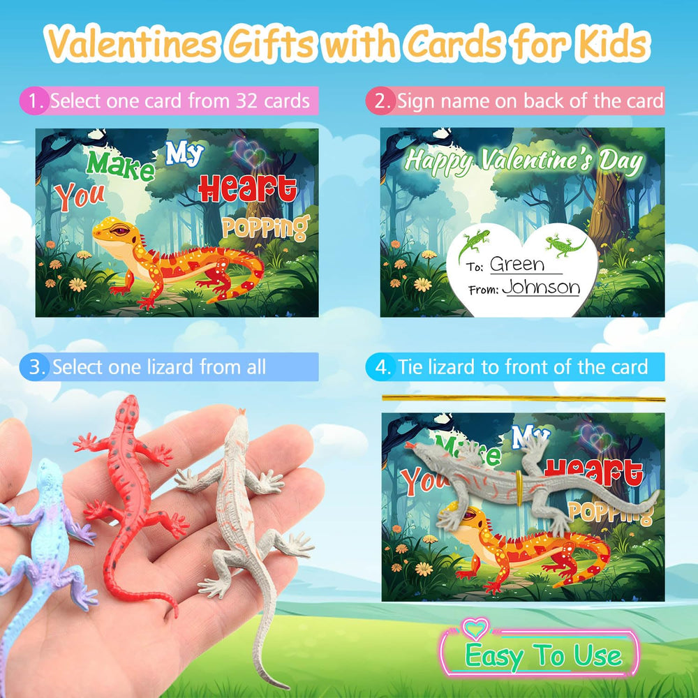 SNMEIKUN Valentine exchange cards designed for boys and girls