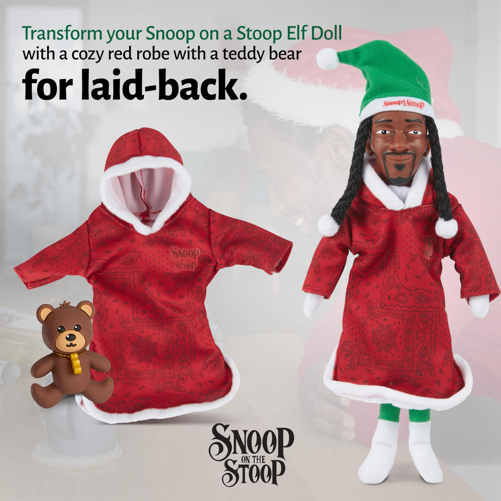 Snoop Dogg Pajama secret Santa scene sparks lighthearted gift-giving vibes.