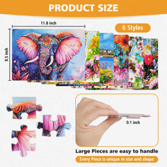snspolt dementia puzzles poster included to aid visual recognition during play
