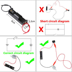Sntieecr buzzer and holders with propellers illustrating feedback and motion