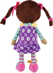 Snuggle Stuffs Sugar Snap doll close-up face ready for play