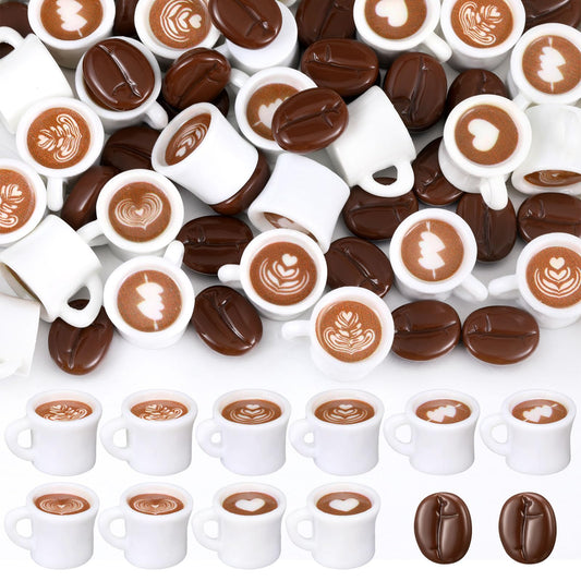 Soaoo mini coffee cups 50pcs for vibrant miniature scenes and crafts