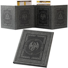 Soar Forge DM Screen with four wider panels for easy on-table notes.