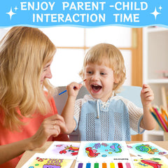 SOCOLER numbered patterns guide color matching for learning.