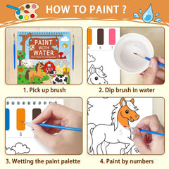 SOCOLER farm-themed pages spark imaginative art with a simple wet-on-wet technique