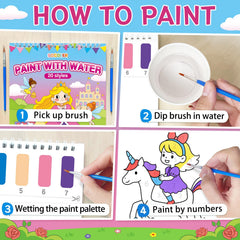SOCOLER two brushes in pack for mess-free coloring sessions
