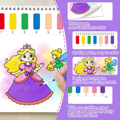 SOCOLER on-page watercolor palette supports easy color mixing