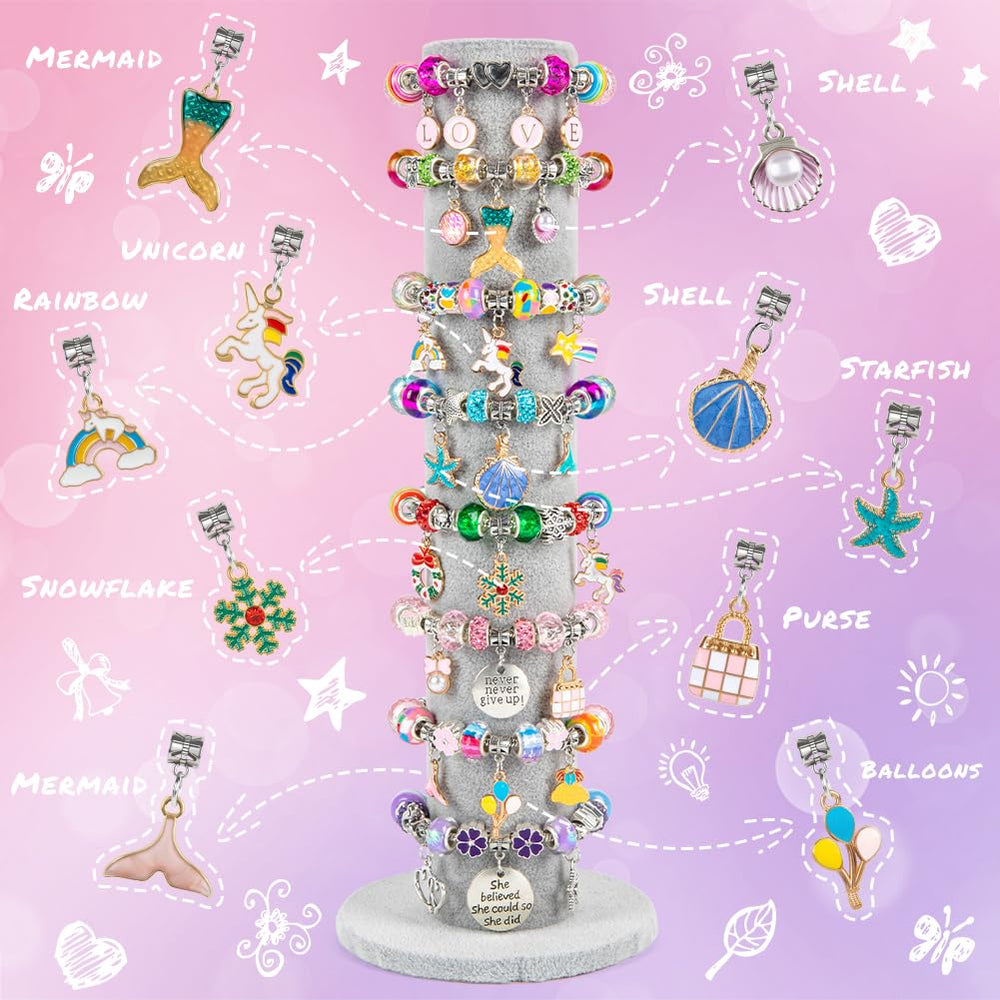 Sofier 125 charms and pendants for colorful DIY jewelry making.