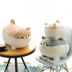 Sofipal Shiba Inu plush pillow close-up fabric, ultra-soft texture for hugs