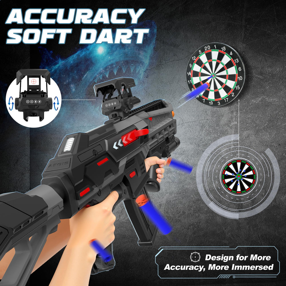 SOFITEN bolt-action cycling adds realism to foam dart shooting.