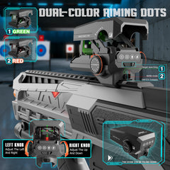 SOFITEN electric toy gun in semi-auto and full-auto modes for dynamic battles.