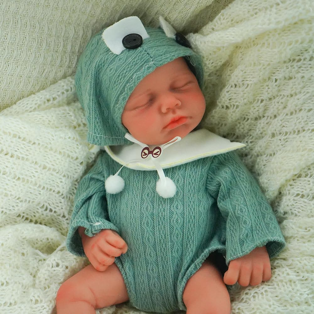 SOFTMARY sleeping reborn with life-like appearance for soothing display and handling.