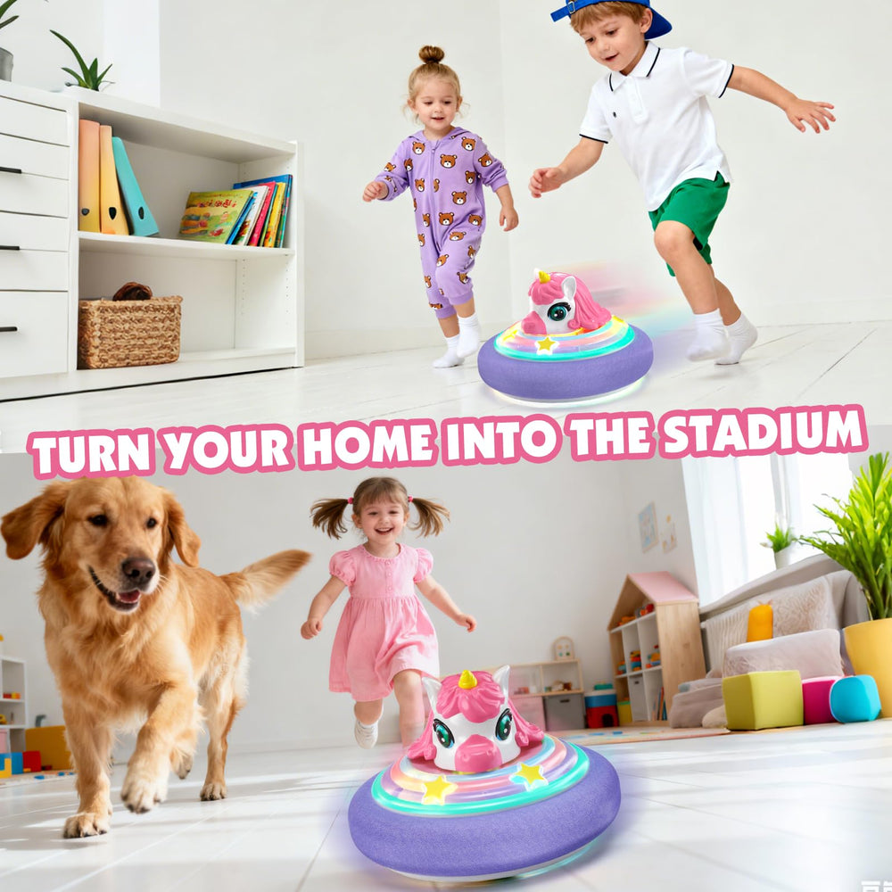 SOGAWEBB Hover Ball with foam bumper protects furniture and feet