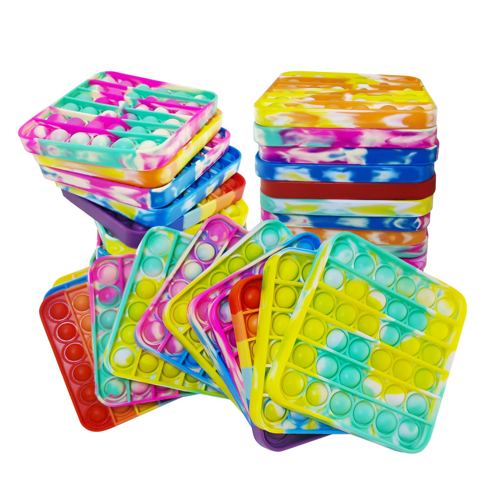 SOKRUXA 12-piece pop fidget toy pack for tactile fun and focus