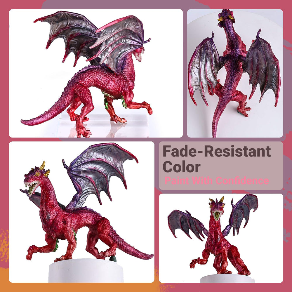 SOLDAY dragon figures in durable ABS plastic for active play