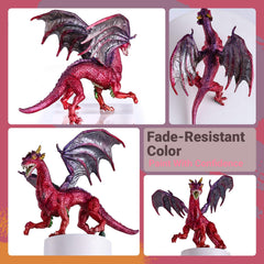 SOLDAY dragon figures in durable ABS plastic for active play