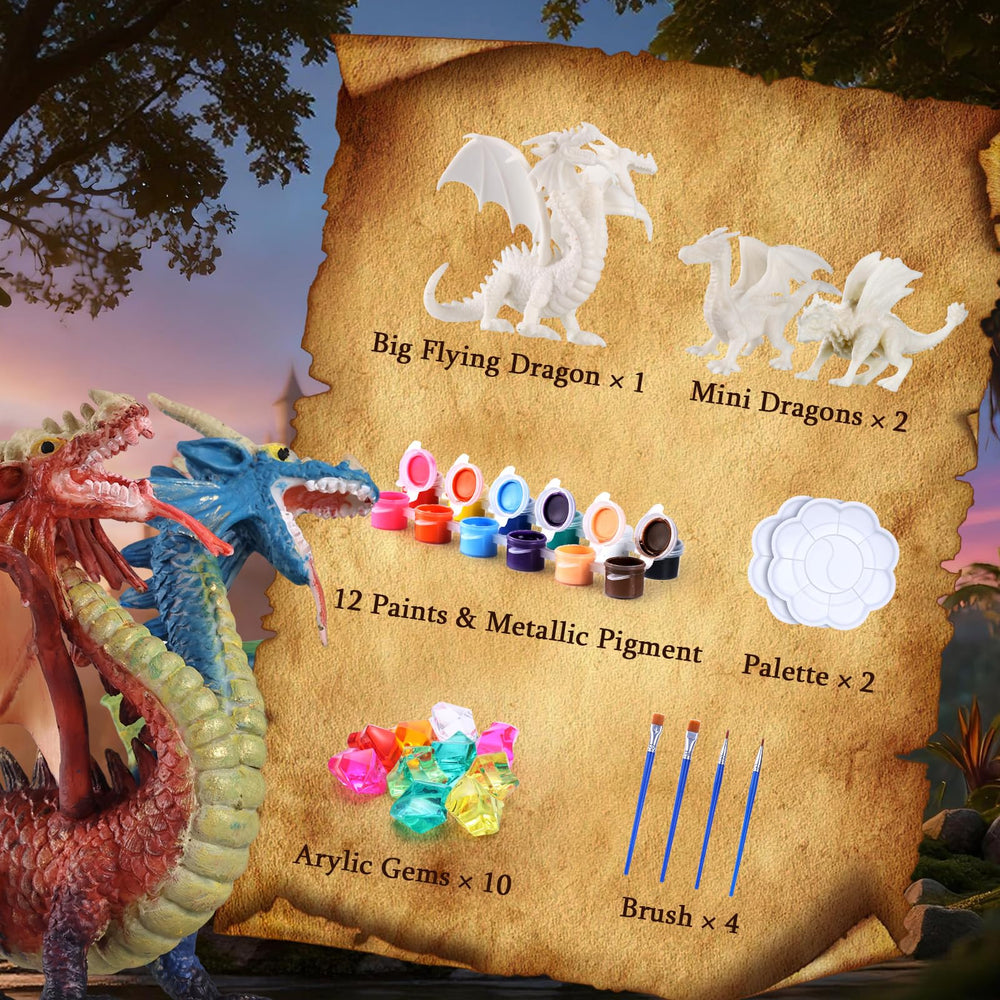 Special golden paint for shimmering dragon highlights with SOLDAY kit