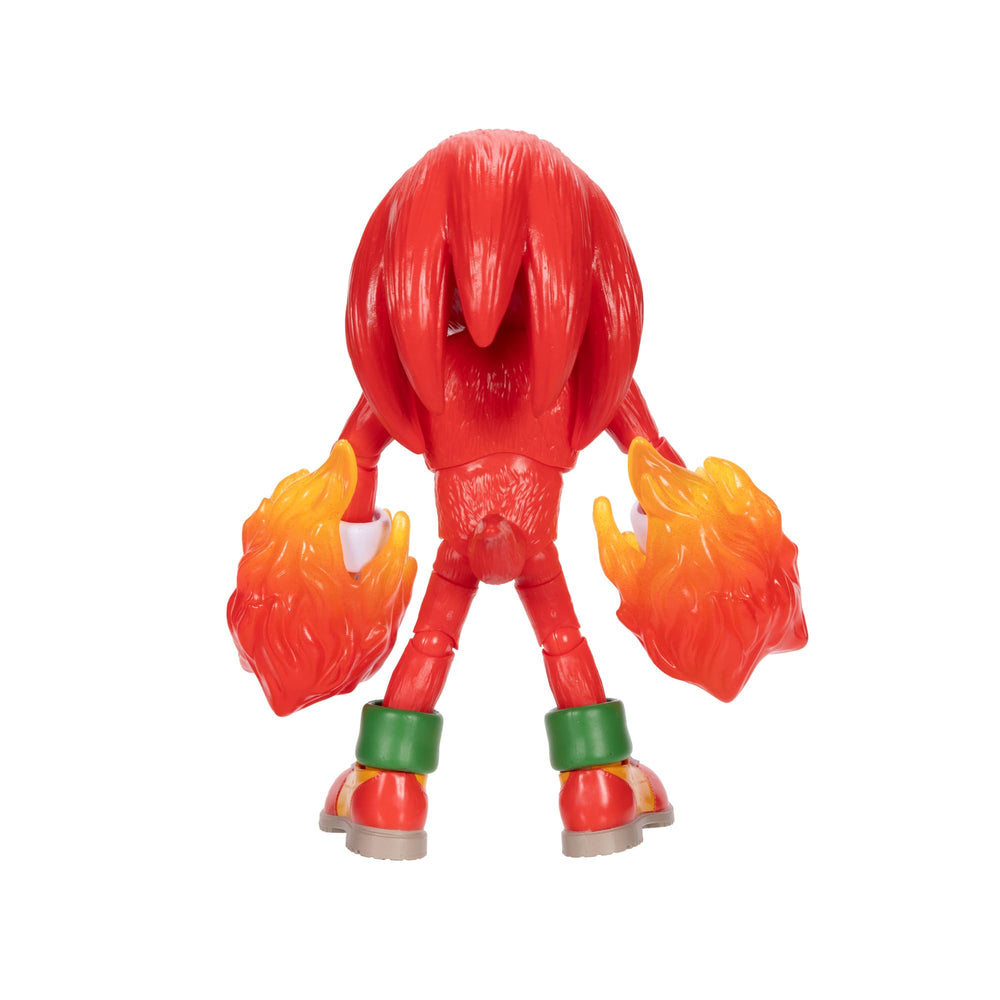 Sonic 3 Knuckles figure close detail reveals sculpted features.