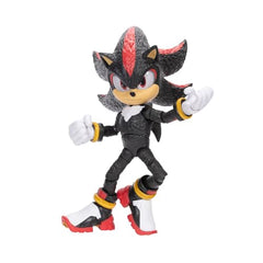 Sonic The Hedgehog 3 figure Shadow in a heroic stance for imaginative play.
