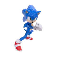 Sonic The Hedgehog 3 figure Sonic close-up highlights detailed sculpt and joints.