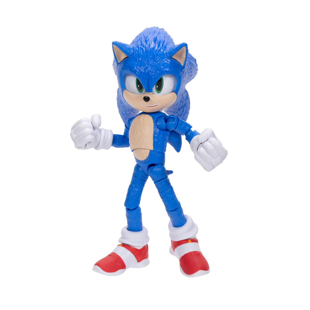 Sonic The Hedgehog 3 Wave 1 group figure pose for display.