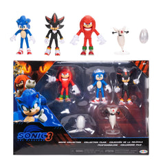 Sonic The Hedgehog 3 movie figure Sonic in 2.5-inch scale for dynamic action play.