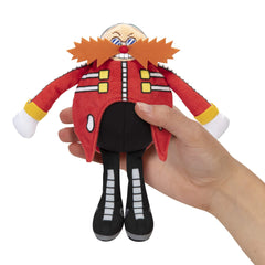 Sonic The Hedgehog Dr. Eggman plush back view shows snug stitching and quality craft.