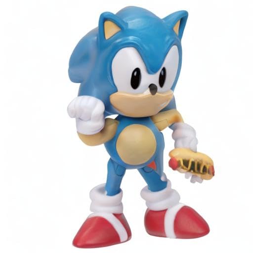 Sonic The Hedgehog hot dog collectible gift pack ideal for fans.