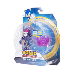 Sonic the Hedgehog Mephiles the Dark figure in dynamic stance for play