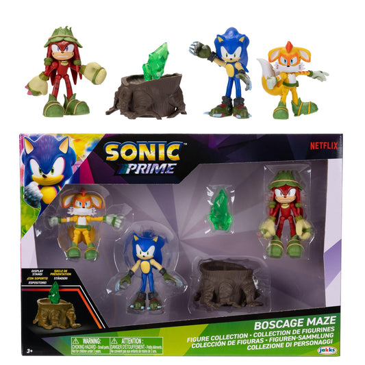 Sonic Prime sonic figure ready for display and imaginative play.