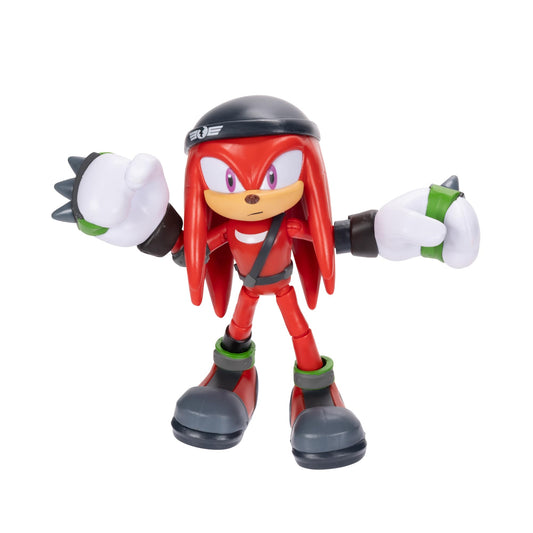 Sonic Prime Knuckles 5-inch figure in a dynamic pose for display and play.