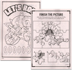 Activity pages with games and puzzles boost imaginative thinking