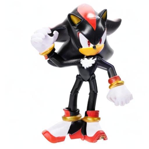 Sonic Shadow figure showing articulated joints for dynamic posing