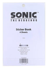 Sonic The Hedgehog foil sticker sheets close-up for fun, mess-free decorating