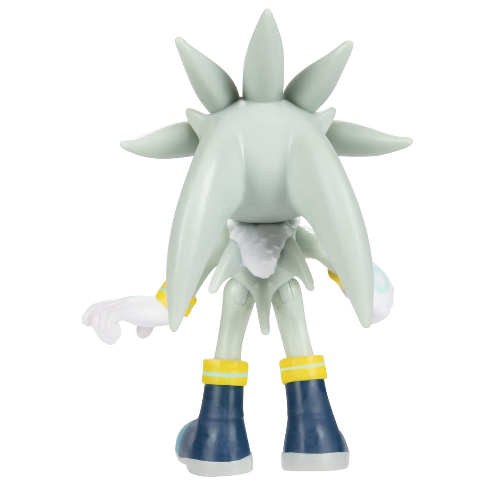 Sonic The Hedgehog 2.5-Inch Silver Action Figure detail face close-up for fans