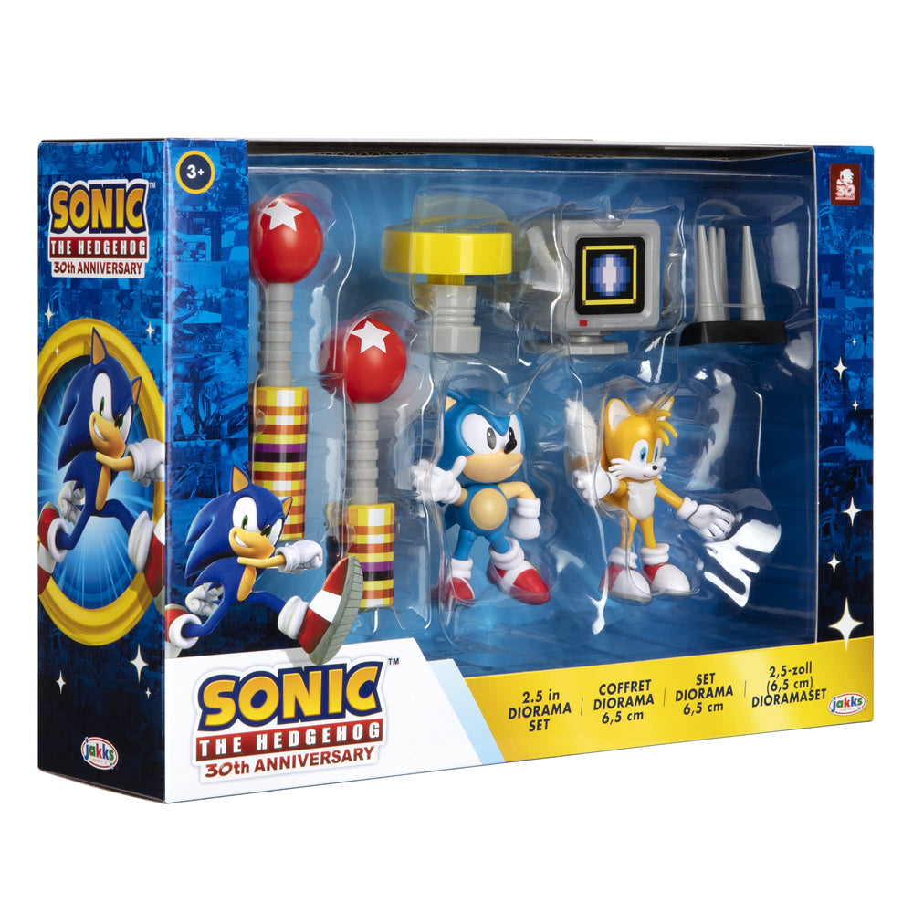 Sonic The Hedgehog 2.5-inch diorama set portable display for playtime travel