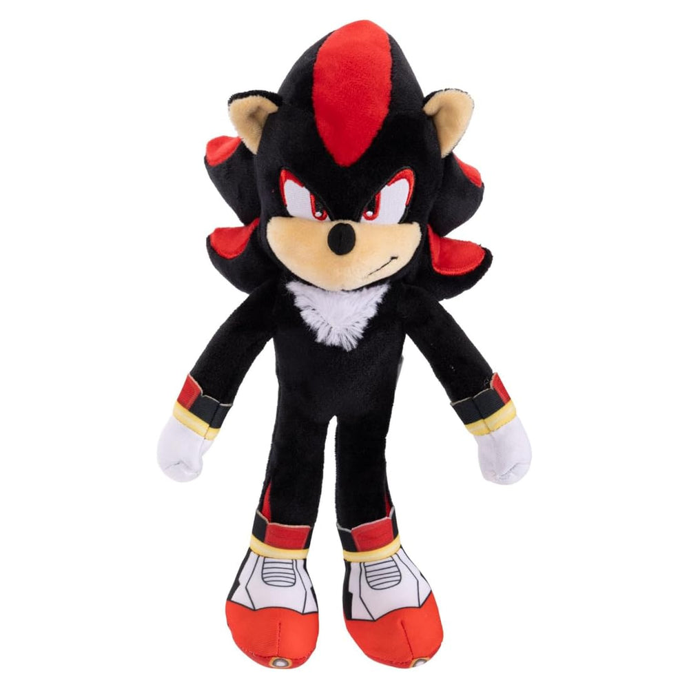 Sonic The Hedgehog Shadow plush, 9-inch toy for cozy play and collection.