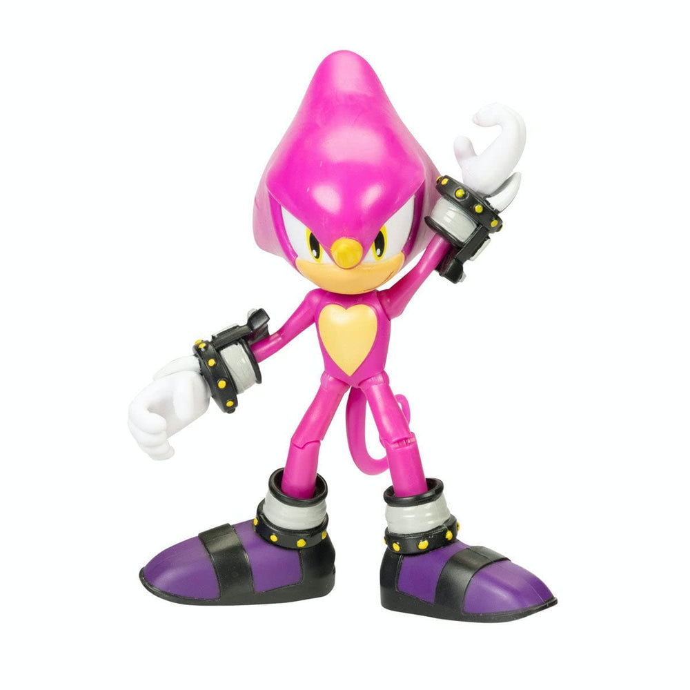 Sonic the Hedgehog 4-inch Espio close-up on face and texture