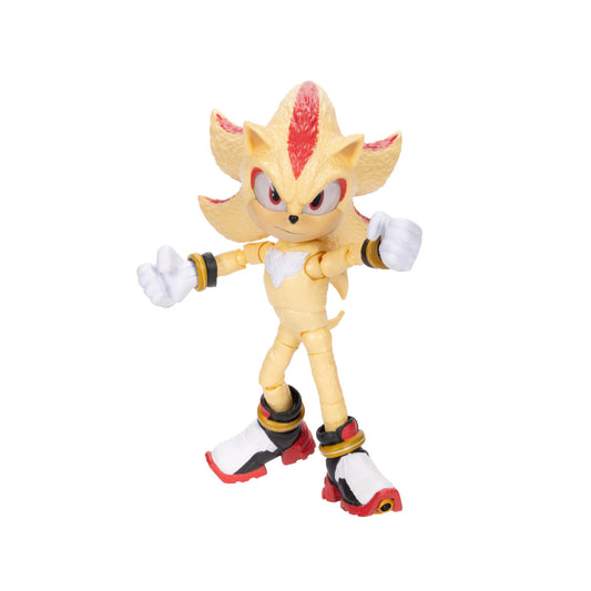 Sonic The Hedgehog Super Sonic figure with detailed sculpt for display.