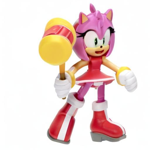 Sonic The Hedgehog Amy Rose collectible toy, ready for display and gifting.