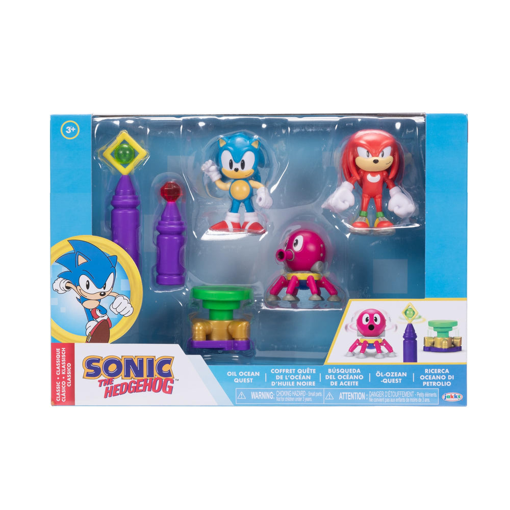 Collector-friendly Sonic Oil Ocean diorama display option