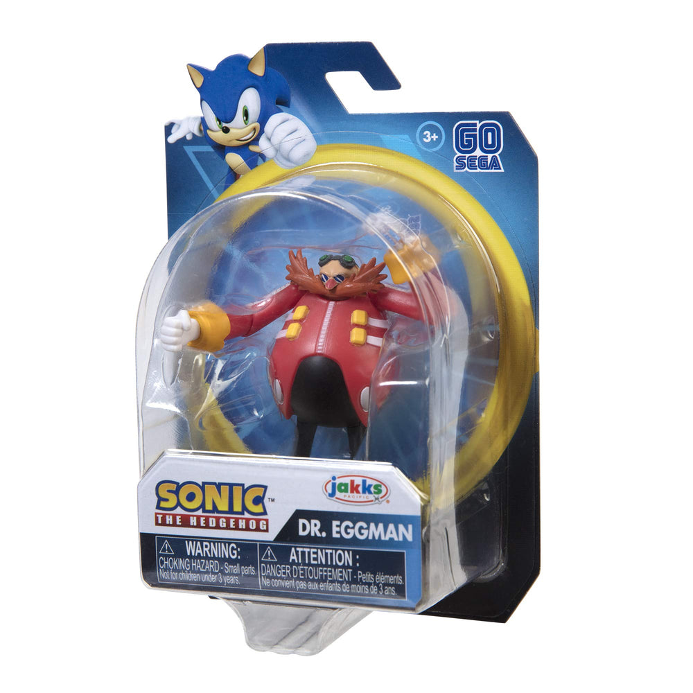 Gift-ready packaging for Sonic The Hedgehog Dr. Eggman 2.5-inch figure.